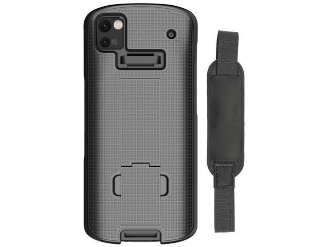 Black Kickstand Case + Hand Strap for Zebra TC53 TC58 Mobile Computer Scanner
