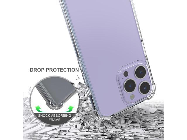 AquaFlex Transparent Anti-Shock Clear Phone Case Slim Cover for iPhone 13 Pro