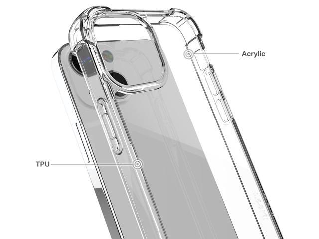AquaFlex Transparent Anti-Shock Clear Phone Case Slim Cover for iPhone 13 Mini