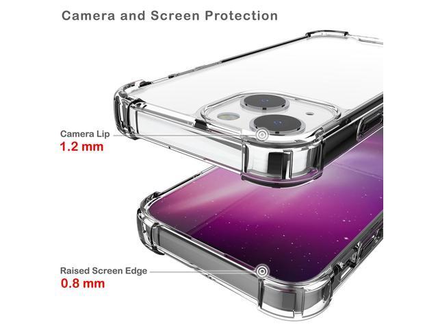 AquaFlex Transparent Anti-Shock Clear Phone Case Slim Cover for iPhone 13 Mini
