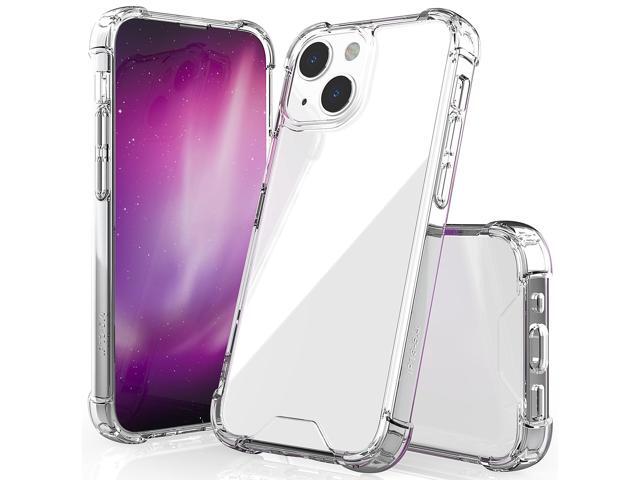 AquaFlex Transparent Anti-Shock Clear Phone Case Slim Cover for iPhone 13 Mini