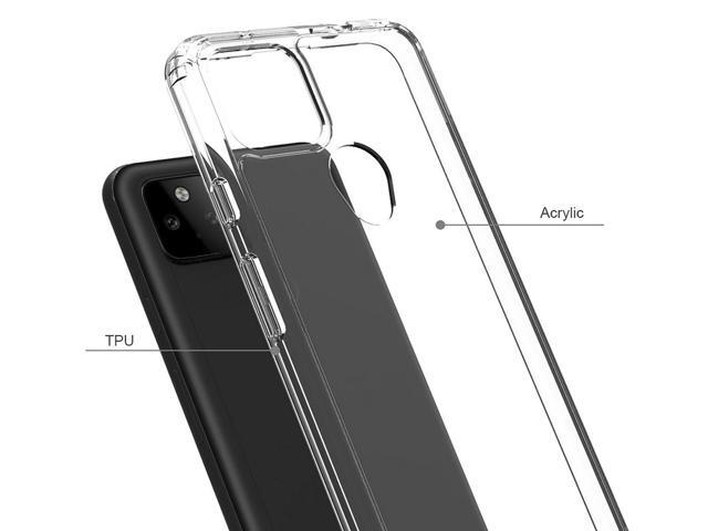 AquaFlex Transparent Anti-Shock Clear Phone Case Cover for Google Pixel 5a 5G