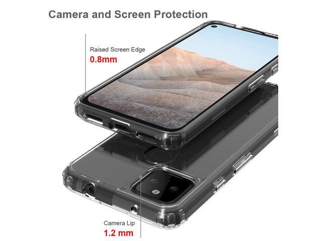 AquaFlex Transparent Anti-Shock Clear Phone Case Cover for Google Pixel 5a 5G