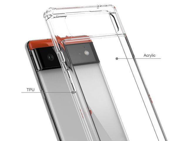 AquaFlex Transparent Anti-Shock Clear Phone Case Slim Cover for Google Pixel 6