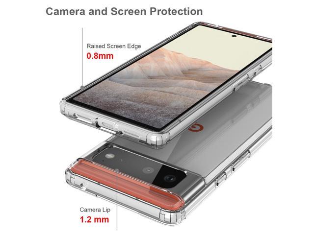 AquaFlex Transparent Anti-Shock Clear Phone Case Slim Cover for Google Pixel 6