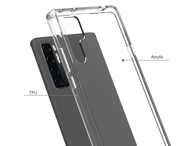 AquaFlex Transparent Anti-Shock Clear Phone Case Slim Cover for TCL 20 Pro 5G