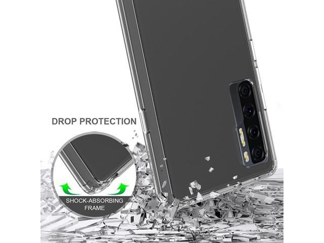 AquaFlex Transparent Anti-Shock Clear Phone Case Slim Cover for TCL 20 Pro 5G