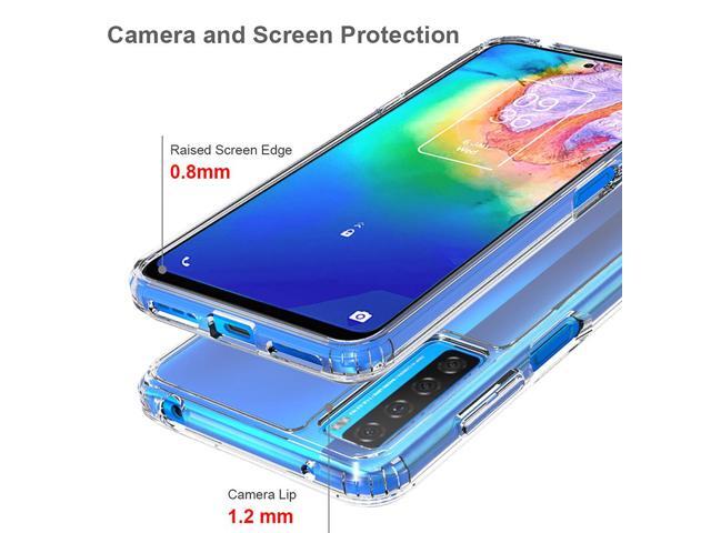 AquaFlex Transparent Anti-Shock Clear Phone Case Slim Cover for TCL 20s