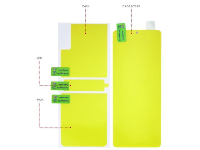 Hydrogel Soft Film Front/Hinge/Back/Inside Screen Protector for Galaxy Z Flip 3