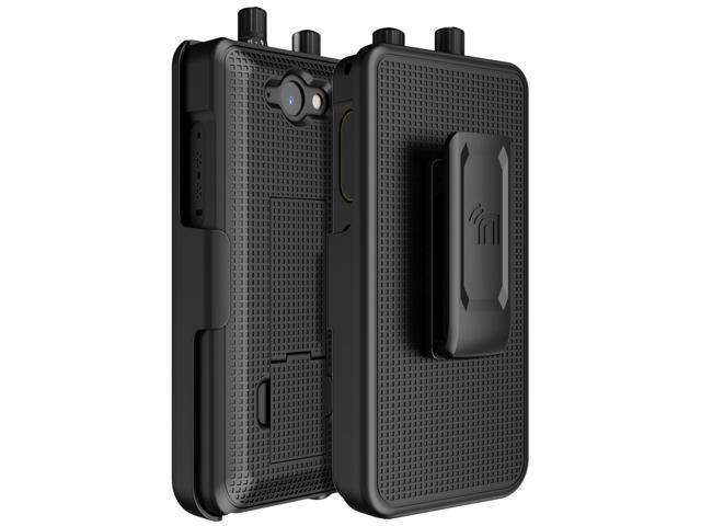 Hard Case and Belt Clip for Sonim XP5 Plus (X530/XP5900) XP5plus 5G - Black