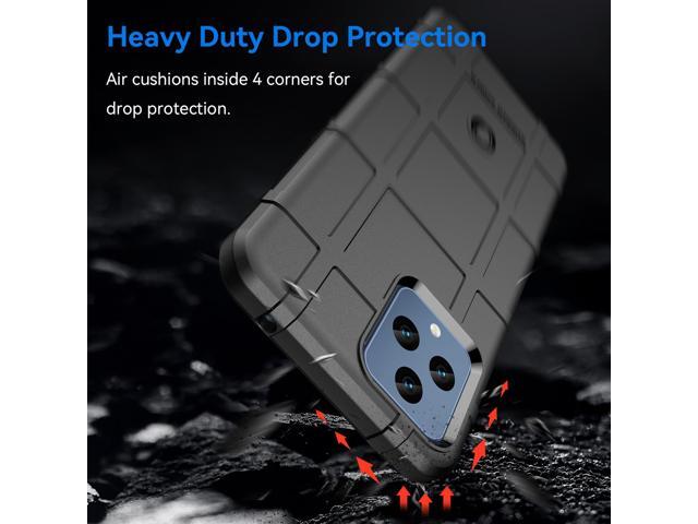Black Special Ops Tactical Rugged Case for T-Mobile REVVL 6 5G / REVVL 6X 5G