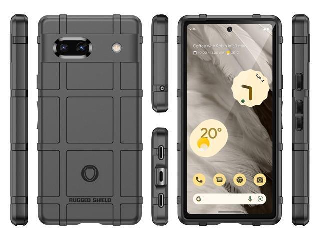 Matte Black Special Ops Tactical Rugged Case for Google Pixel 7A Phone (2023)