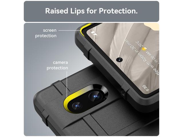 Matte Black Special Ops Tactical Rugged Case for Google Pixel 7A Phone (2023)