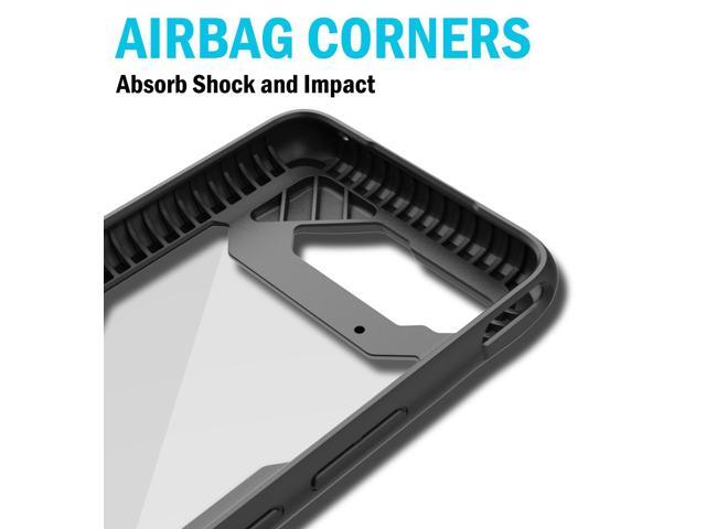 Black Rugged Case Clear Hard Acrylic Cover for Asus ROG Phone 5 Pro Ultimate