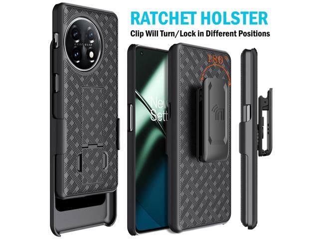 Special Ops Rugged Case and Belt Clip Holster for Nokia C300 Phone - Matte Black