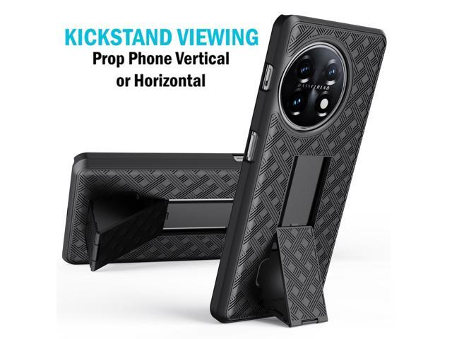 Special Ops Rugged Case and Belt Clip Holster for Nokia C300 Phone - Matte Black