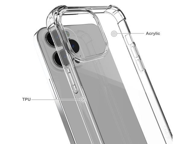 AquaFlex Transparent Anti-Shock Clear Phone Case Cover for iPhone 13 Pro MAX