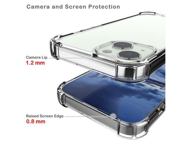 AquaFlex Transparent Anti-Shock Clear Phone Case Slim Cover for iPhone 13