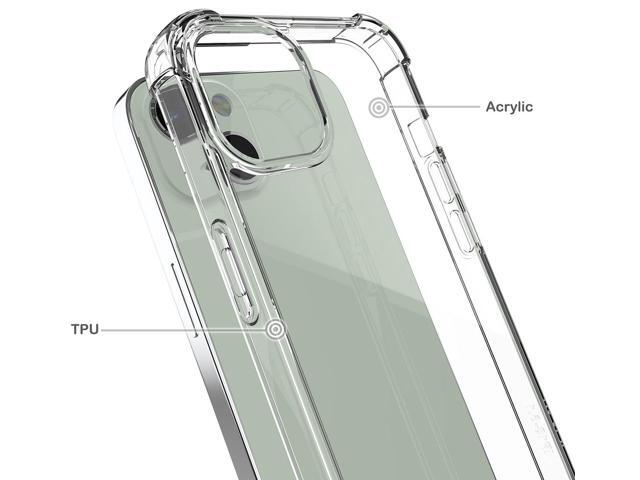 AquaFlex Transparent Anti-Shock Clear Phone Case Slim Cover for iPhone 13
