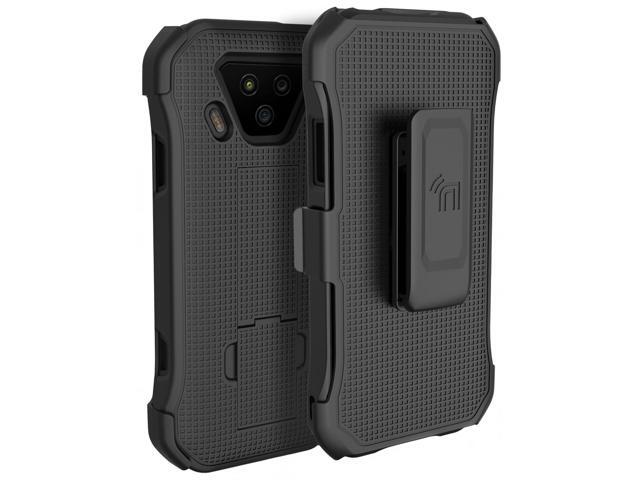 Black Case Cover and Belt Clip Holster for Verizon Kyocera DuraForce Ultra 5G