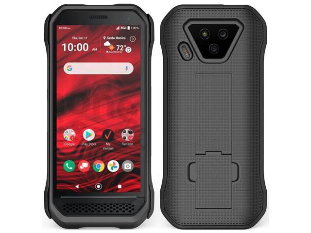 Black Slim Hard Case Cover with Kickstand for Verizon Kyocera DuraForce Ultra 5G