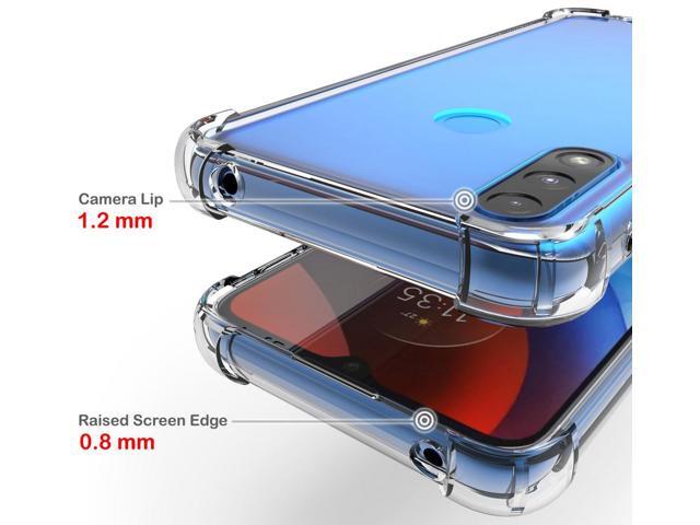 AquaFlex Anti-Shock Clear Phone Case Slim Cover for Motorola Moto E7 Power