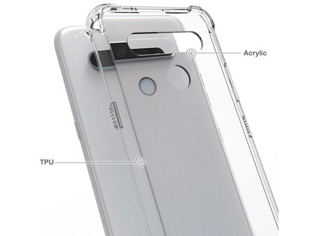 AquaFlex Transparent Anti-Shock Clear Phone Case Slim Cover for LG K61
