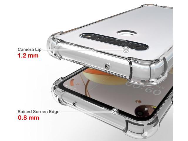 AquaFlex Transparent Anti-Shock Clear Phone Case Slim Cover for LG K61