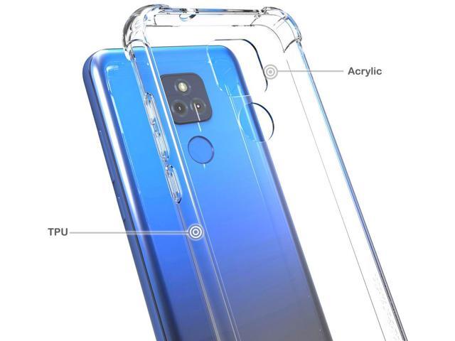 AquaFlex Transparent Anti-Shock Clear Case Cover for Motorola Moto G Play 2021