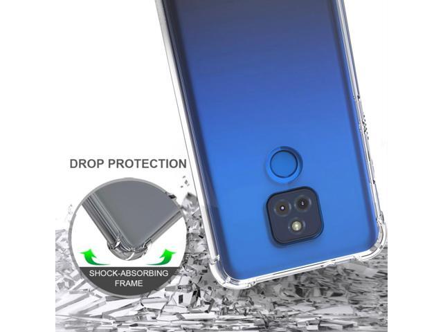 AquaFlex Transparent Anti-Shock Clear Case Cover for Motorola Moto G Play 2021