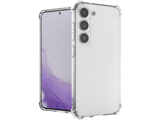 Clear Flex Gel TPU Skin Case Phone for Samsung Galaxy S23 (Cupped Camera Lens)