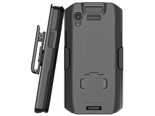 Black Hard Case Cover Stand Belt Clip Holster for Zebra TC21 TC26 Mobile Scanner