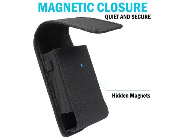 Black Canvas Case Pouch Belt Loop Clip for Zebra TC77 TC75 TC72 USPS Scanner