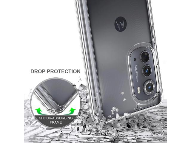 AquaFlex Transparent Anti-Shock Clear Case Slim Cover for Motorola Edge 5G 2022