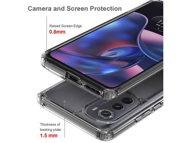 AquaFlex Transparent Anti-Shock Clear Case Slim Cover for Motorola Edge 5G 2022