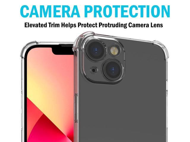 Clear Flex Gel TPU Skin Case Phone Cover for iPhone 14 (Camera Lens Protection)