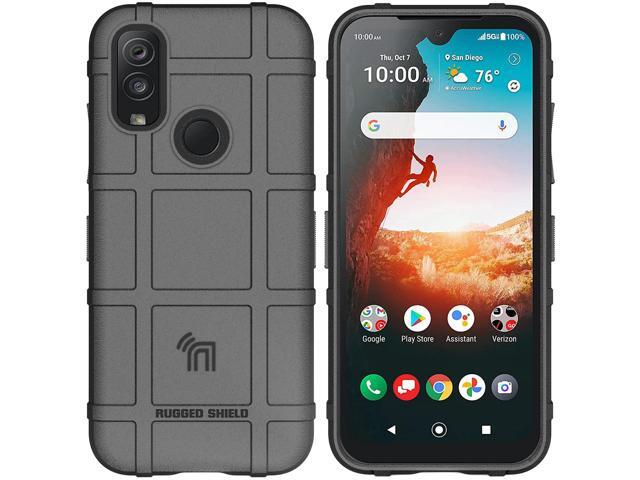 Matte Black Special Ops Tactical Rugged Case Cover for Kyocera DuraSport 5G UW