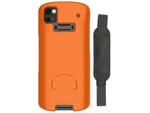 Orange Kickstand Case + Hand Strap for Zebra TC53 TC58 Mobile Computer Scanner