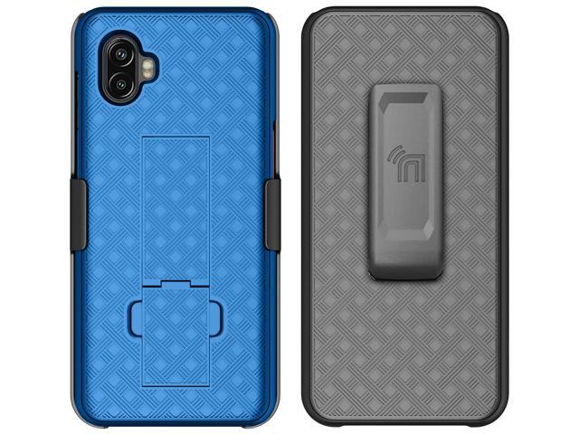 Cobalt Blue Case Cover Stand Belt Clip Holster for Samsung Galaxy XCover 6 Pro