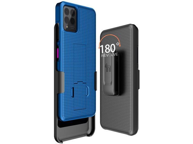 Cobalt Blue Case Stand and Belt Clip for T-Mobile REVVL 6 Pro 5G / REVVL 6X Pro