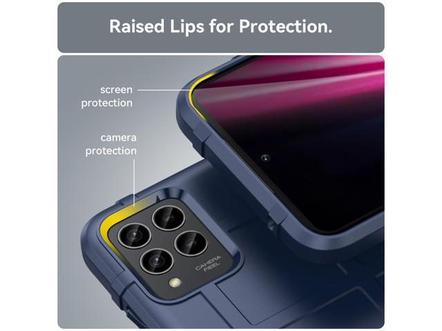 Navy Blue Special Ops Rugged Case for T-Mobile REVVL 6 Pro 5G / REVVL 6X Pro