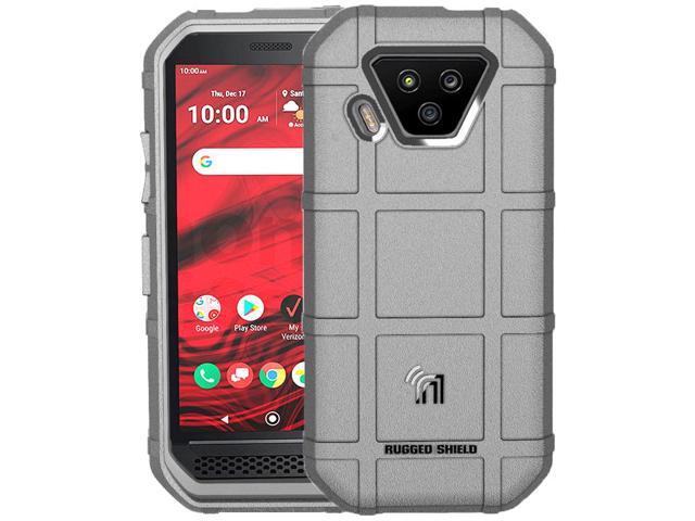 Gray Tactical Rugged Shield Case Cover for Verizon Kyocera DuraForce Ultra 5G