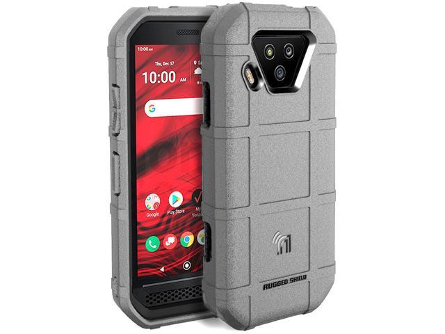 Gray Tactical Rugged Shield Case Cover for Verizon Kyocera DuraForce Ultra 5G