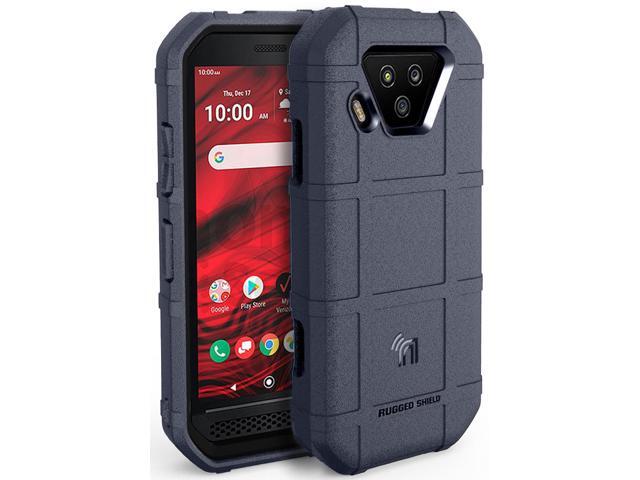 Navy Blue Tactical Rugged Shield Case for Verizon Kyocera DuraForce Ultra 5G