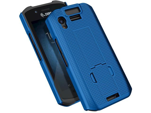 Cobalt Blue Textured Slim Hard Case Cover Stand for Zebra TC21 TC26 Scanner