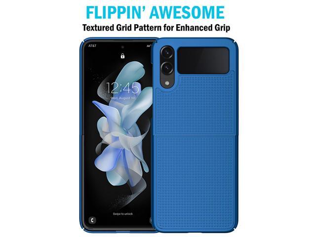 Cobalt Blue Hard Case Cover and Belt Clip Holster for Samsung Galaxy Z Flip 4 5G