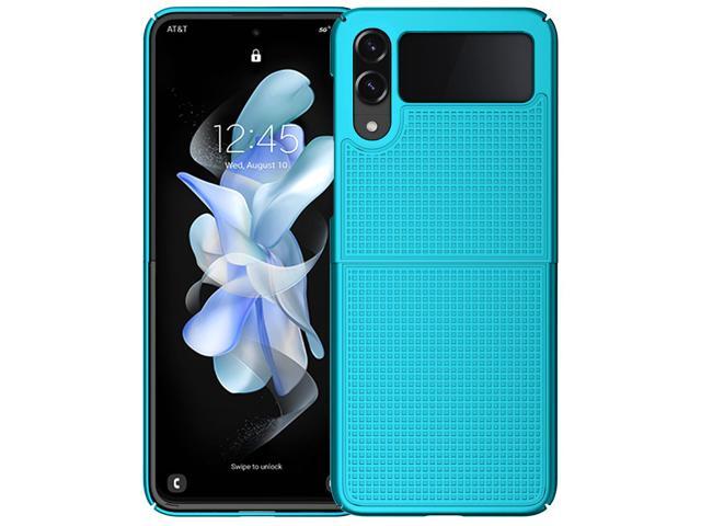 Aqua Teal Mint Cyan Hard Case Slim Phone Cover for Samsung Galaxy Z Flip 4 5G