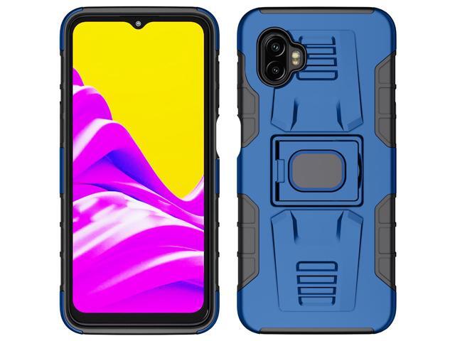 Blue Rugged Case with Stand Ring Grip for Samsung Galaxy XCover 6 Pro (2022)