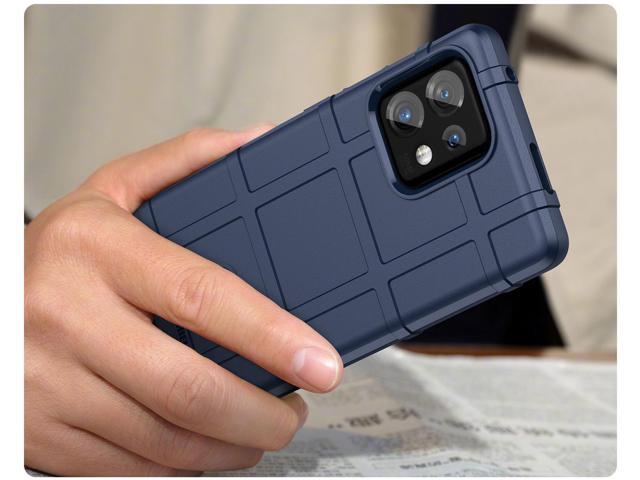 Navy Blue Special Ops Rugged Shield Case Cover for Motorola Edge Plus 2023 Phone