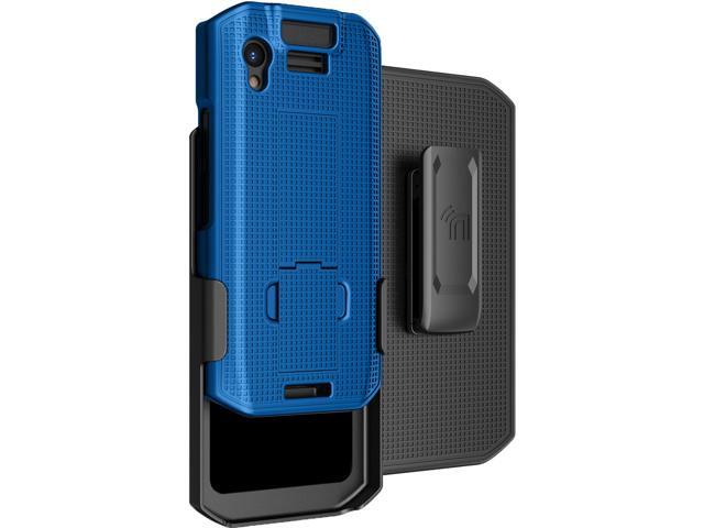 Cobalt Blue Case Cover Stand Belt Clip Holster for Zebra TC21 TC26 Scanner